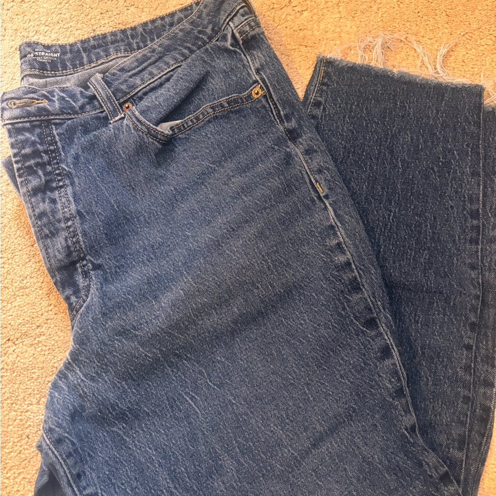 Old Navy Dark Blue Flare Jeans